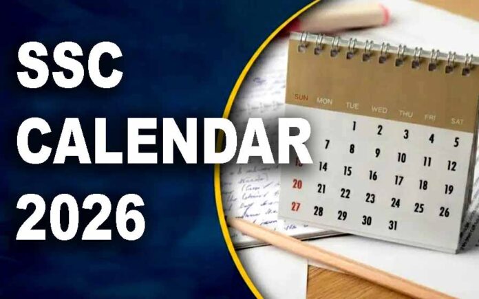 SSC Calendar 2026