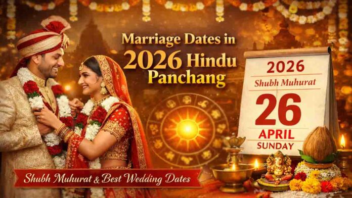 Marriage Dates in 2026 Hindu Panchang